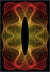 Optio Black Orange Psychedelic Art Rug