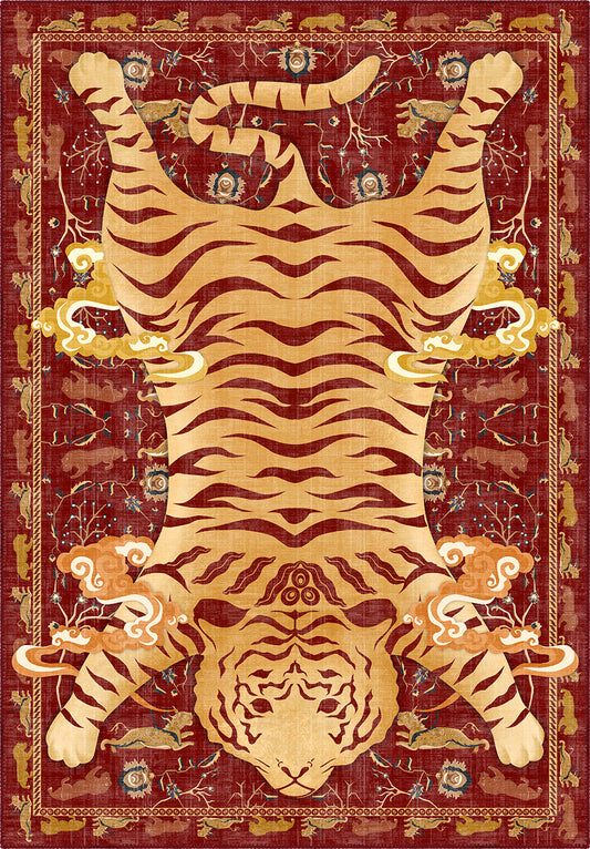 Tashi Tibetan Tiger Rug