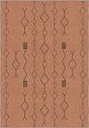 Terracotta berber rug