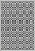 Ophelia Black and White Checkered Rug