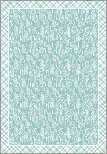Alder Cottagecore Duck Egg Blue Rug