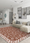 Alder Floral Terracotta Rug