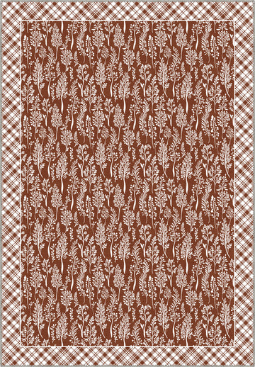 Alder Floral Terracotta Rug