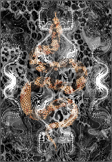 Nyra Animal Print Washable Rug