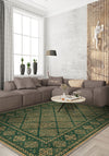 Rhean Green Celtic Rug