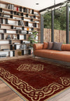 Sorin Celtic Burgundy Rug