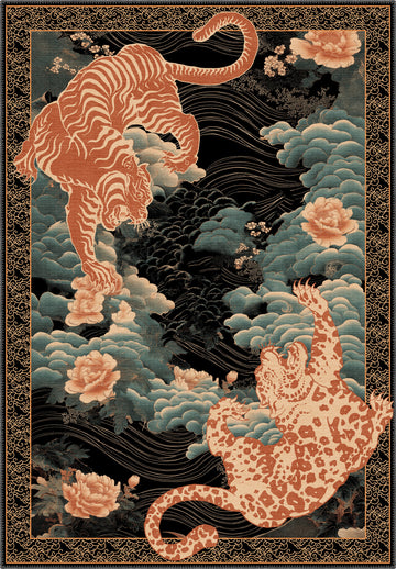 Akira Japanese Tiger Rug