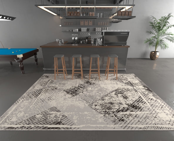 Mancave rugs are usually in dark tones.