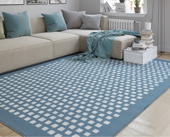 Large Light Blue Rugs For Living Room