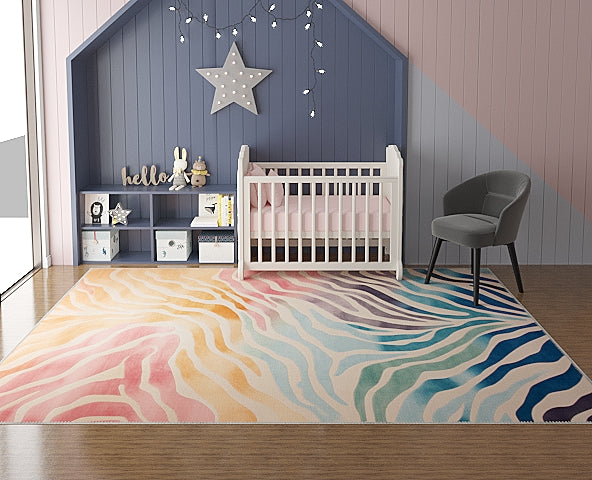 Nursery rugs add warmth and softness for little ones.