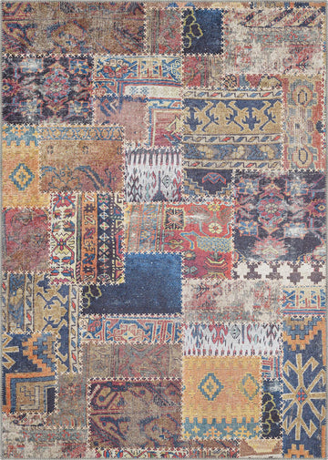 Lorelai Colourful Patchwork Rug