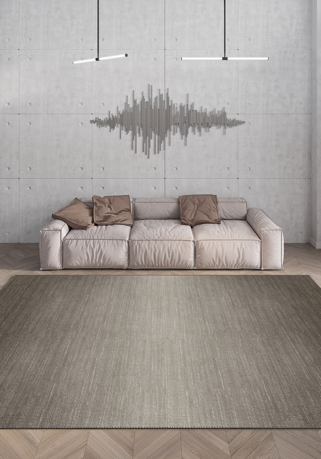 Rilo Brown Ombre Rug