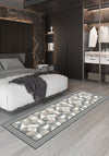 Brooke Geometric Grey Rug