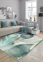 Althea Green Floral Rug