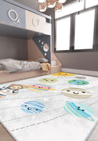 Universo Washable Kids Space Rug