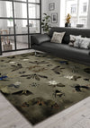 Chou Bugs Green Rug