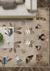 Chou Moth Cream Rug