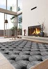 Addison Geometric Anthracite Rug