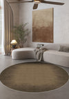 Olivia Brown Bordered Washable Rug