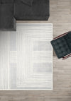 Charles Grey Geometric Rug