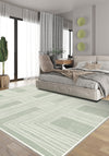 Charles Sage Green Minimalist Rug