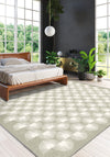 Elysandra Sage Green Geometric Rug