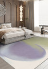 Maya Green and Purple Abstract Rug