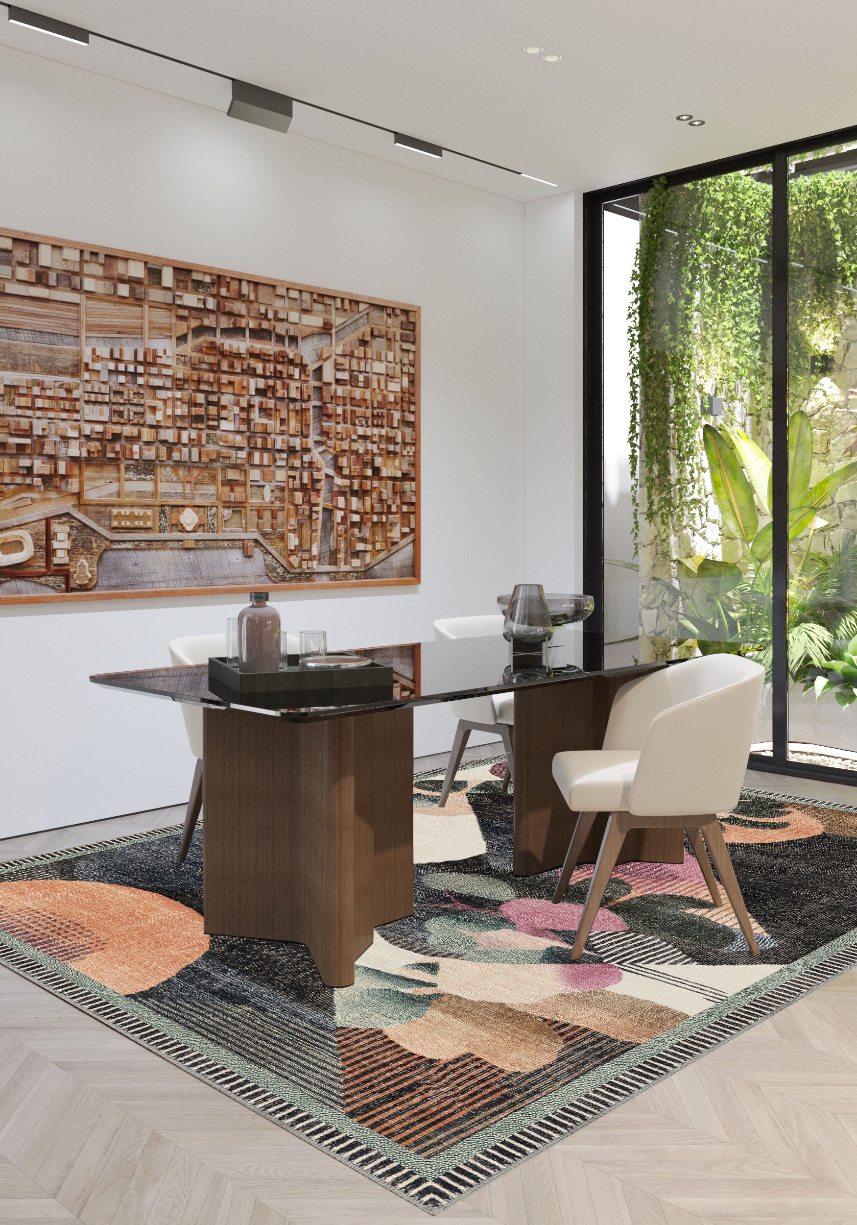 Chloe Colourful Vintage Rug | Rugette