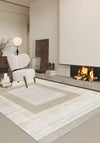 Mila Bordered Cream Rug