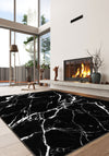 Julia Black Washable Rug