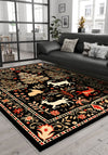 Xylar Bordered Christmas Rug