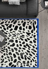 Dalmatian Black and White Animal Print Rug