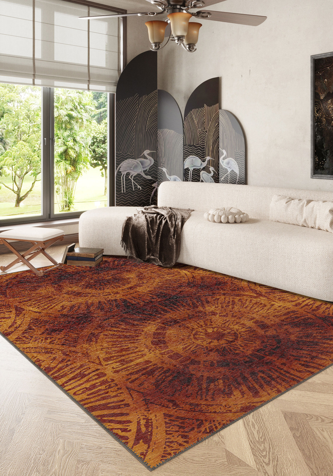 Darielle Brown Boho Rug