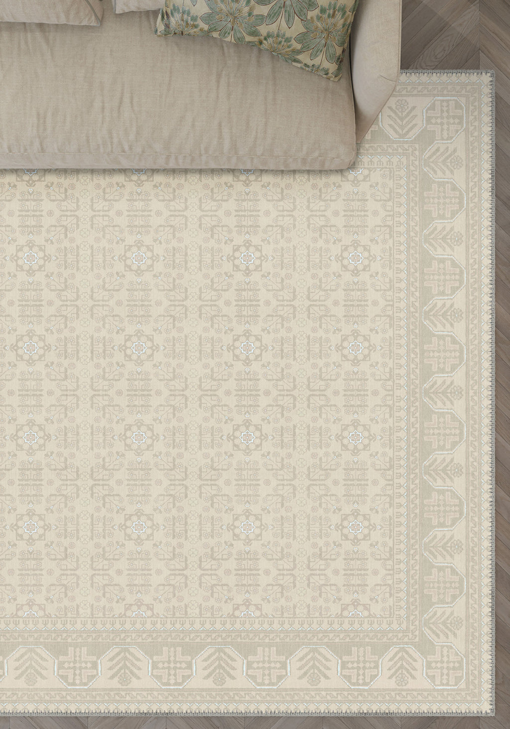 Anya Cream Beige Rug