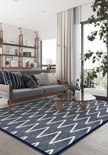 Siena Washable Navy Rug