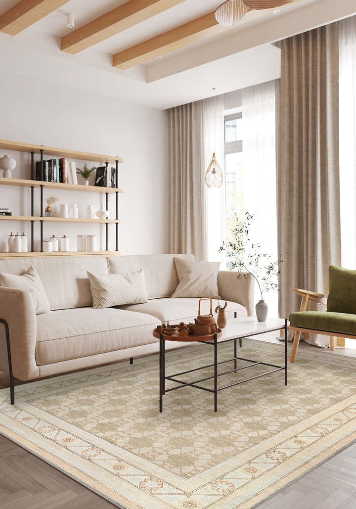 Connor Cream Vintage Rug