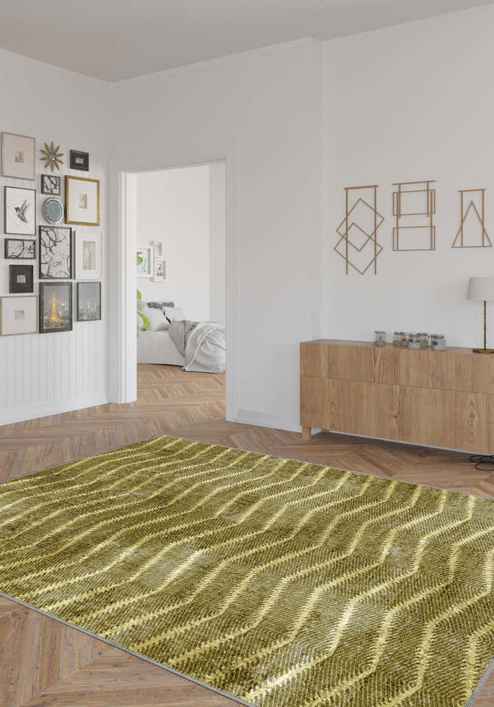 Alice Modern Green Rug