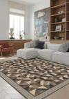 Brooke Brown Geometric Rug