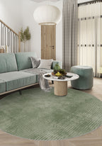 Oliver Modern Sage Green Rug