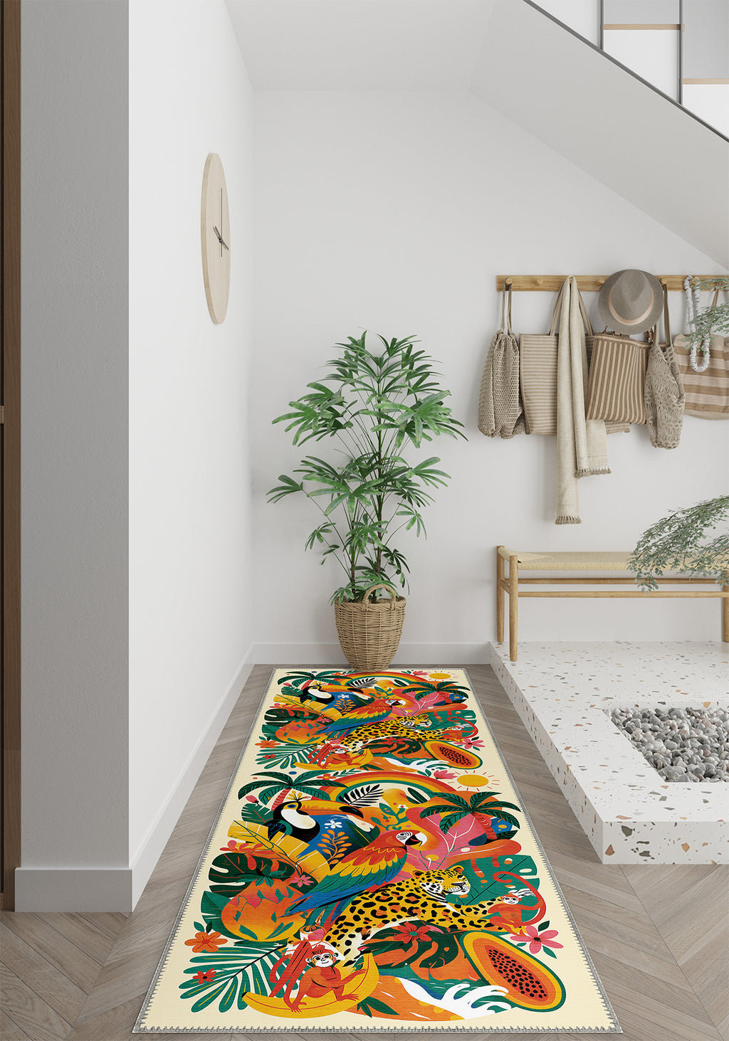 Amazonia Brazilian Tropical Rug