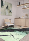 Silva Green Abstract Rug