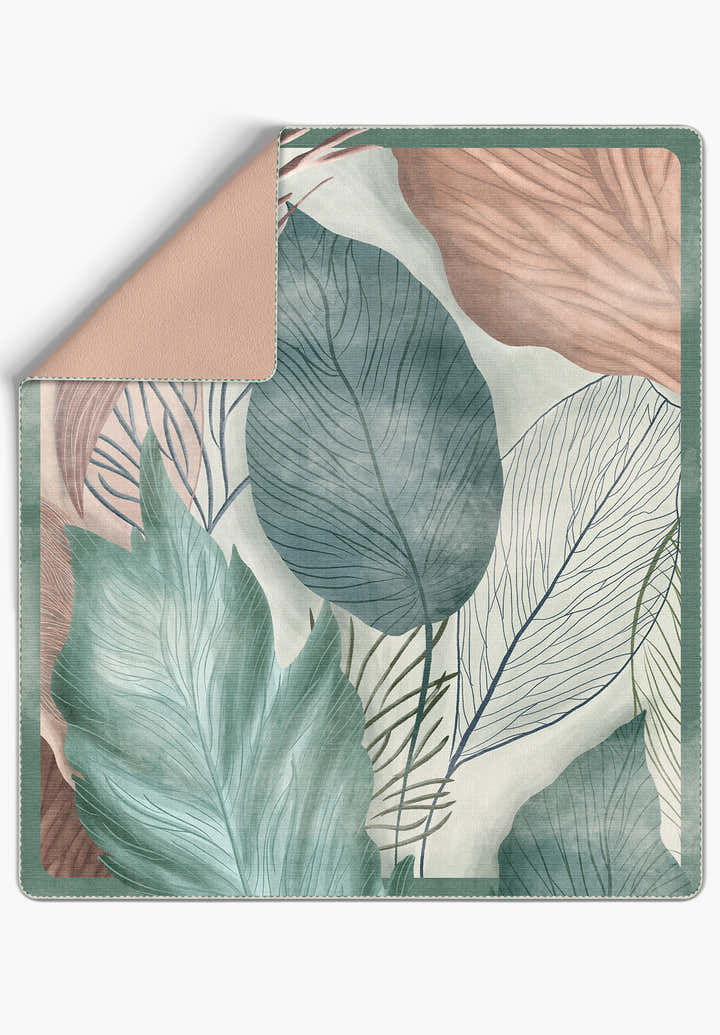 Althea Botanical Green Blanket