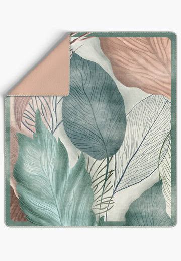 Althea Botanical Green Blanket