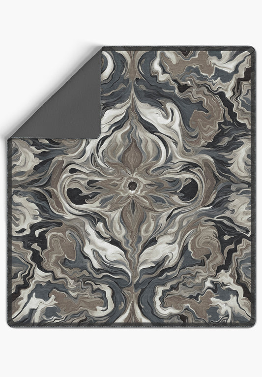 Brynn Grey Abstract Blanket