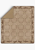 Odessa Brown Bed Throw Blanket