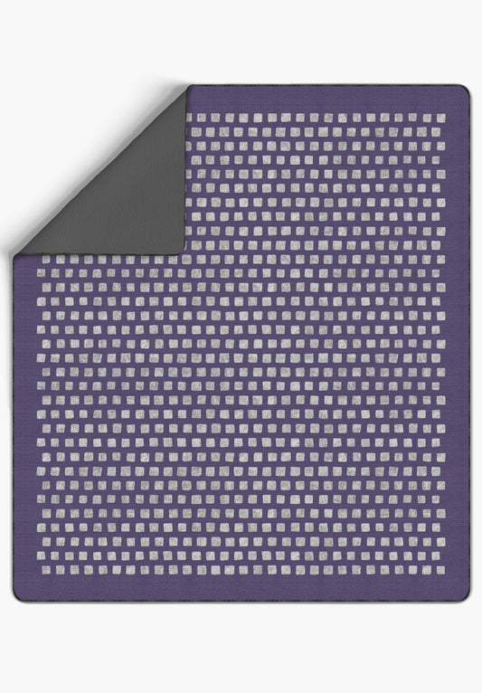 Thalia Purple Blanket Throw