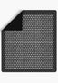 Thalia Dark Gray Blanket Throw