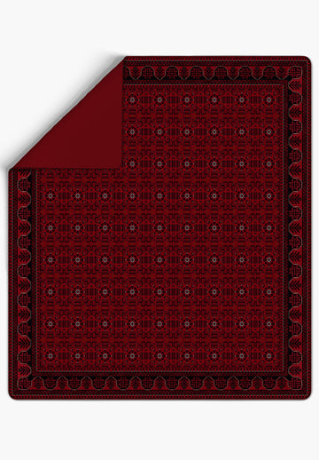 Anya Red Winter Blanket