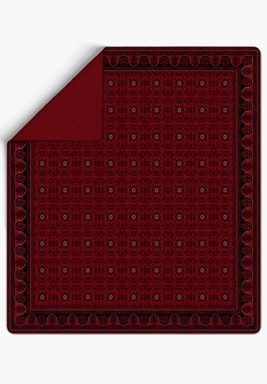 Anya Red Winter Blanket