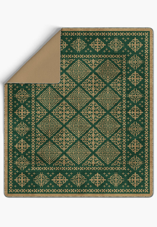 Rhean Green Celtic Blanket
